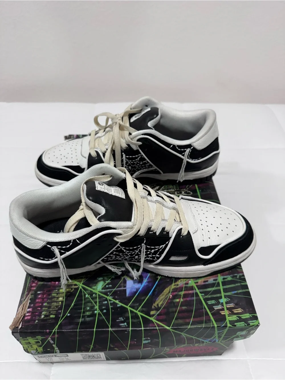 Black and White Men’s Sneakers - Classic Two-Tone Style
